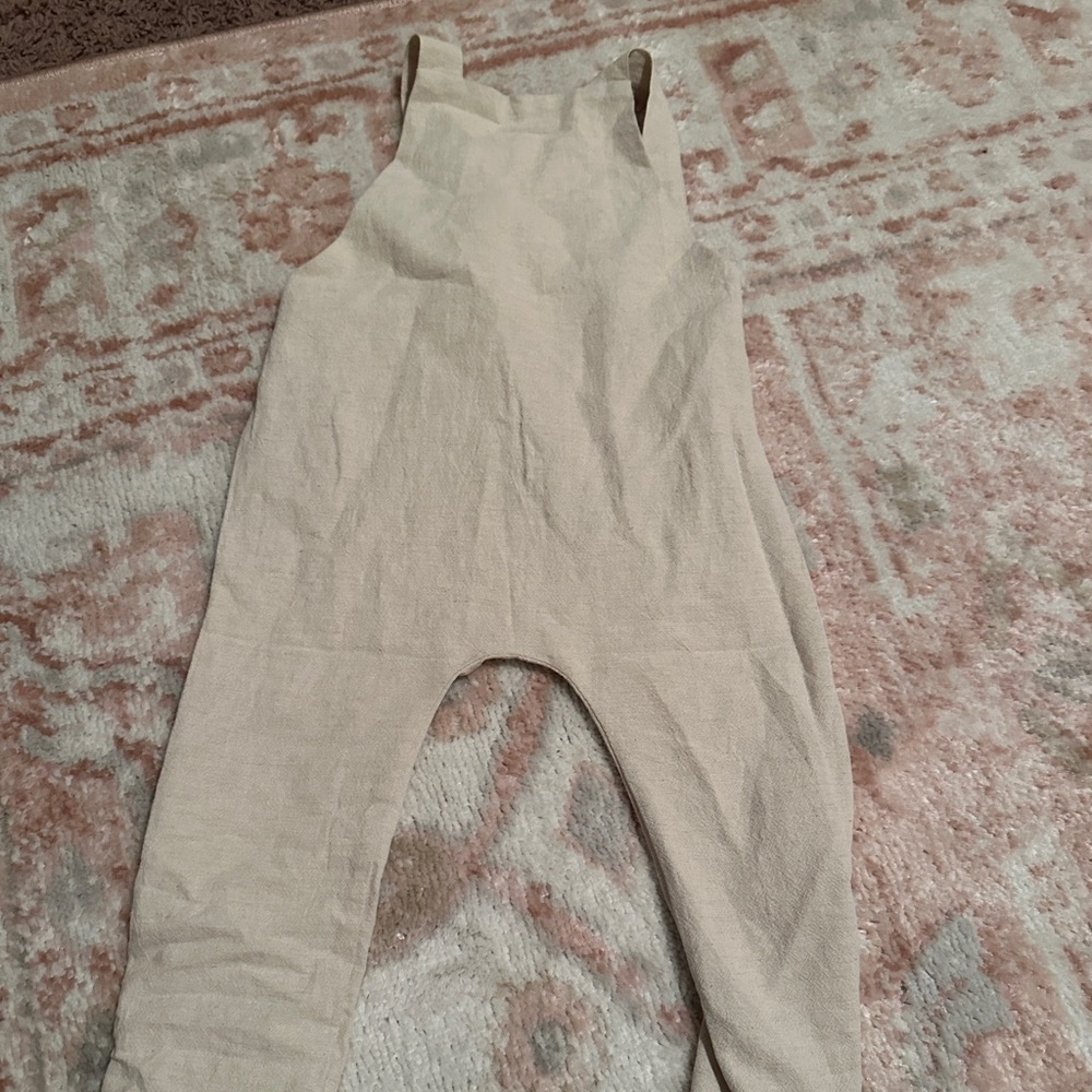 Mebie baby overalls linen